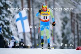 27.11.2021, Ruka, Finland (FIN): Oleksii Krasovskyi (UKR) - FIS world cup cross-country, 15km men, Ruka (FIN). www.nordicfocus.com. © Thibaut/NordicFocus. Every downloaded picture is fee-liable.