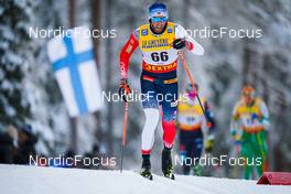 27.11.2021, Ruka, Finland (FIN): Emil Iversen (NOR) - FIS world cup cross-country, 15km men, Ruka (FIN). www.nordicfocus.com. © Thibaut/NordicFocus. Every downloaded picture is fee-liable.