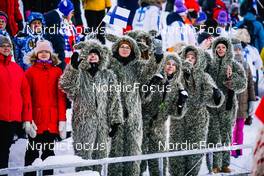 27.11.2021, Ruka, Finland (FIN):  Feature: funny-dressed fan group - FIS world cup cross-country, 15km men, Ruka (FIN). www.nordicfocus.com. © Thibaut/NordicFocus. Every downloaded picture is fee-liable.
