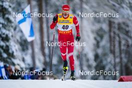 27.11.2021, Ruka, Finland (FIN): Sergey Ustiugov (RUS) - FIS world cup cross-country, 15km men, Ruka (FIN). www.nordicfocus.com. © Thibaut/NordicFocus. Every downloaded picture is fee-liable.
