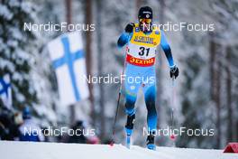 27.11.2021, Ruka, Finland (FIN): Clement Parisse (FRA) - FIS world cup cross-country, 15km men, Ruka (FIN). www.nordicfocus.com. © Thibaut/NordicFocus. Every downloaded picture is fee-liable.