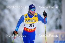 27.11.2021, Ruka, Finland (FIN): Ivan Lyuft (KAZ) - FIS world cup cross-country, 15km men, Ruka (FIN). www.nordicfocus.com. © Thibaut/NordicFocus. Every downloaded picture is fee-liable.