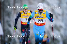 27.11.2021, Ruka, Finland (FIN): Thomas Bing (GER), Jean Marc Gaillard (FRA), (l-r)  - FIS world cup cross-country, 15km men, Ruka (FIN). www.nordicfocus.com. © Thibaut/NordicFocus. Every downloaded picture is fee-liable.