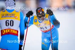27.11.2021, Ruka, Finland (FIN): Hugo Lapalus (FRA), Richard Jouve (FRA), (l-r)  - FIS world cup cross-country, 15km men, Ruka (FIN). www.nordicfocus.com. © Thibaut/NordicFocus. Every downloaded picture is fee-liable.