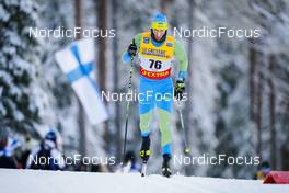 27.11.2021, Ruka, Finland (FIN): Ruslan Perekhoda (UKR) - FIS world cup cross-country, 15km men, Ruka (FIN). www.nordicfocus.com. © Thibaut/NordicFocus. Every downloaded picture is fee-liable.