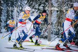 26.11.2021, Ruka, Finland (FIN): Anton Persson (SWE), Luke Jager (USA) - FIS world cup cross-country, individual sprint, Ruka (FIN). www.nordicfocus.com. © Modica/NordicFocus. Every downloaded picture is fee-liable.