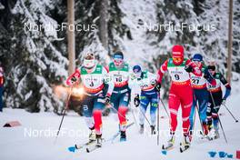 26.11.2021, Ruka, Finland (FIN): Tereza Beranova (CZE), Nadine Faehndrich (SUI) - FIS world cup cross-country, individual sprint, Ruka (FIN). www.nordicfocus.com. © Modica/NordicFocus. Every downloaded picture is fee-liable.
