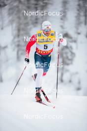 26.11.2021, Ruka, Finland (FIN): Haavard Solaas Taugboel (NOR) - FIS world cup cross-country, individual sprint, Ruka (FIN). www.nordicfocus.com. © Modica/NordicFocus. Every downloaded picture is fee-liable.