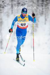 26.11.2021, Ruka, Finland (FIN): Ivan Lyuft (KAZ) - FIS world cup cross-country, individual sprint, Ruka (FIN). www.nordicfocus.com. © Modica/NordicFocus. Every downloaded picture is fee-liable.
