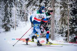 26.11.2021, Ruka, Finland (FIN): Maaret Pajunoja (FIN), Tereza Beranova (CZE), (l-r)  - FIS world cup cross-country, individual sprint, Ruka (FIN). www.nordicfocus.com. © Modica/NordicFocus. Every downloaded picture is fee-liable.