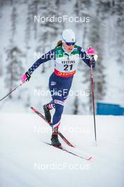 26.11.2021, Ruka, Finland (FIN): Rosie Brennan (USA) - FIS world cup cross-country, individual sprint, Ruka (FIN). www.nordicfocus.com. © Modica/NordicFocus. Every downloaded picture is fee-liable.