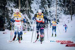 26.11.2021, Ruka, Finland (FIN): Marcus Grate (SWE), Ben Ogden (USA) - FIS world cup cross-country, individual sprint, Ruka (FIN). www.nordicfocus.com. © Modica/NordicFocus. Every downloaded picture is fee-liable.