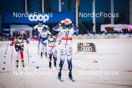 26.11.2021, Ruka, Finland (FIN): Maja Dahlqvist (SWE), Maiken Caspersen Falla (NOR) - FIS world cup cross-country, individual sprint, Ruka (FIN). www.nordicfocus.com. © Modica/NordicFocus. Every downloaded picture is fee-liable.
