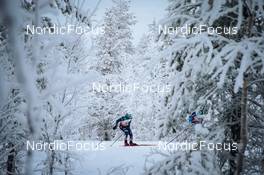 28.11.2021, Ruka, Finland (FIN): David Norris (USA) - FIS world cup cross-country, pursuit men, Ruka (FIN). www.nordicfocus.com. © Modica/NordicFocus. Every downloaded picture is fee-liable.