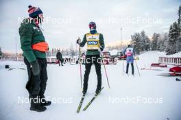 28.11.2021, Ruka, Finland (FIN): Johannes Hoesflot Klaebo (NOR) - FIS world cup cross-country, pursuit men, Ruka (FIN). www.nordicfocus.com. © Modica/NordicFocus. Every downloaded picture is fee-liable.