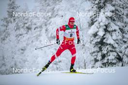 28.11.2021, Ruka, Finland (FIN): Ivan Yakimushkin (RUS) - FIS world cup cross-country, pursuit men, Ruka (FIN). www.nordicfocus.com. © Modica/NordicFocus. Every downloaded picture is fee-liable.