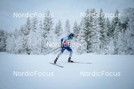 28.11.2021, Ruka, Finland (FIN): Juuso Makela (FIN) - FIS world cup cross-country, pursuit men, Ruka (FIN). www.nordicfocus.com. © Modica/NordicFocus. Every downloaded picture is fee-liable.