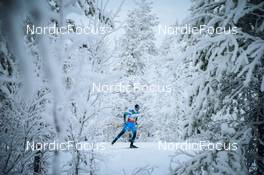 28.11.2021, Ruka, Finland (FIN): +13+, Hugo Lapalus (FRA) - FIS world cup cross-country, pursuit men, Ruka (FIN). www.nordicfocus.com. © Modica/NordicFocus. Every downloaded picture is fee-liable.
