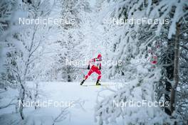 28.11.2021, Ruka, Finland (FIN): Ilia Semikov (RUS) - FIS world cup cross-country, pursuit men, Ruka (FIN). www.nordicfocus.com. © Modica/NordicFocus. Every downloaded picture is fee-liable.