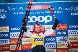 28.11.2021, Ruka, Finland (FIN): Alexander Bolshunov (RUS) - FIS world cup cross-country, pursuit men, Ruka (FIN). www.nordicfocus.com. © Modica/NordicFocus. Every downloaded picture is fee-liable.