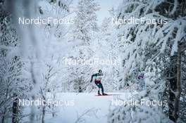 28.11.2021, Ruka, Finland (FIN): Mikayel Mikayelyan (ARM), Ivan Lyuft (KAZ), (l-r)  - FIS world cup cross-country, pursuit men, Ruka (FIN). www.nordicfocus.com. © Modica/NordicFocus. Every downloaded picture is fee-liable.