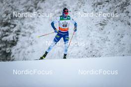 28.11.2021, Ruka, Finland (FIN): Alexander Stahlberg (FIN) - FIS world cup cross-country, pursuit men, Ruka (FIN). www.nordicfocus.com. © Modica/NordicFocus. Every downloaded picture is fee-liable.