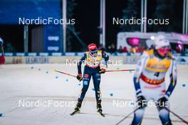 28.11.2021, Ruka, Finland (FIN): Katharina Hennig (GER), Ebba Andersson (SWE), (l-r)  - FIS world cup cross-country, pursuit women, Ruka (FIN). www.nordicfocus.com. © Modica/NordicFocus. Every downloaded picture is fee-liable.