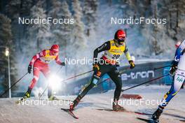 28.11.2021, Ruka, Finland (FIN): Lilia Vasilieva (RUS), Pia Fink (GER), (l-r)  - FIS world cup cross-country, pursuit women, Ruka (FIN). www.nordicfocus.com. © Modica/NordicFocus. Every downloaded picture is fee-liable.
