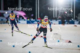 28.11.2021, Ruka, Finland (FIN): Caitlin Patterson (USA), Katerina Janatova (CZE) - FIS world cup cross-country, pursuit women, Ruka (FIN). www.nordicfocus.com. © Modica/NordicFocus. Every downloaded picture is fee-liable.