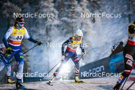 28.11.2021, Ruka, Finland (FIN): Anni Alakoski (FIN), Novie Mccabe (USA), (l-r)  - FIS world cup cross-country, pursuit women, Ruka (FIN). www.nordicfocus.com. © Modica/NordicFocus. Every downloaded picture is fee-liable.