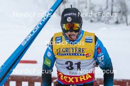 25.11.2021, Ruka, Finland (FIN): Clement Parisse (FRA) - FIS world cup cross-country, training, Ruka (FIN). www.nordicfocus.com. © Thibaut/NordicFocus. Every downloaded picture is fee-liable.