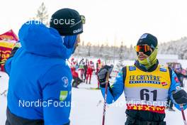 25.11.2021, Ruka, Finland (FIN): Richard Jouve (FRA) - FIS world cup cross-country, training, Ruka (FIN). www.nordicfocus.com. © Thibaut/NordicFocus. Every downloaded picture is fee-liable.