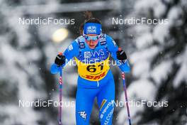 04.12.2021, Lillehammer, Norway (NOR): Caterina Ganz (ITA) - FIS world cup cross-country, 10km women, Lillehammer (NOR). www.nordicfocus.com. © Thibaut/NordicFocus. Every downloaded picture is fee-liable.