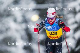 04.12.2021, Lillehammer, Norway (NOR): Cendrine Browne (CAN) - FIS world cup cross-country, 10km women, Lillehammer (NOR). www.nordicfocus.com. © Thibaut/NordicFocus. Every downloaded picture is fee-liable.