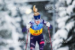 04.12.2021, Lillehammer, Norway (NOR): Sophia Laukli (USA) - FIS world cup cross-country, 10km women, Lillehammer (NOR). www.nordicfocus.com. © Thibaut/NordicFocus. Every downloaded picture is fee-liable.
