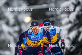 04.12.2021, Lillehammer, Norway (NOR): Rosie Brennan (USA), Tiril Udnes Weng (NOR), (l-r)  - FIS world cup cross-country, 10km women, Lillehammer (NOR). www.nordicfocus.com. © Thibaut/NordicFocus. Every downloaded picture is fee-liable.