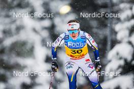 04.12.2021, Lillehammer, Norway (NOR): Ebba Andersson (SWE) - FIS world cup cross-country, 10km women, Lillehammer (NOR). www.nordicfocus.com. © Thibaut/NordicFocus. Every downloaded picture is fee-liable.