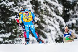 04.12.2021, Lillehammer, Norway (NOR): Graham Ritchie (CAN), Paolo Ventura (ITA), (l-r)  - FIS world cup cross-country, 15km men, Lillehammer (NOR). www.nordicfocus.com. © Thibaut/NordicFocus. Every downloaded picture is fee-liable.