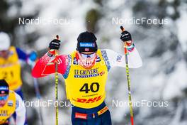04.12.2021, Lillehammer, Norway (NOR): Simen Hegstad Krueger (NOR) - FIS world cup cross-country, 15km men, Lillehammer (NOR). www.nordicfocus.com. © Thibaut/NordicFocus. Every downloaded picture is fee-liable.