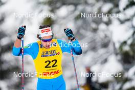 04.12.2021, Lillehammer, Norway (NOR): Adrien Backscheider (FRA) - FIS world cup cross-country, 15km men, Lillehammer (NOR). www.nordicfocus.com. © Thibaut/NordicFocus. Every downloaded picture is fee-liable.