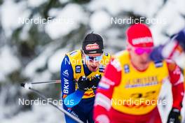 04.12.2021, Lillehammer, Norway (NOR): Beda Klee (SUI), Evgeniy Belov (RUS), (l-r)  - FIS world cup cross-country, 15km men, Lillehammer (NOR). www.nordicfocus.com. © Thibaut/NordicFocus. Every downloaded picture is fee-liable.