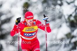 04.12.2021, Lillehammer, Norway (NOR): Alexander Bolshunov (RUS) - FIS world cup cross-country, 15km men, Lillehammer (NOR). www.nordicfocus.com. © Thibaut/NordicFocus. Every downloaded picture is fee-liable.