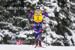 04.12.2021, Lillehammer, Norway (NOR): David Norris (USA) - FIS world cup cross-country, 15km men, Lillehammer (NOR). www.nordicfocus.com. © Thibaut/NordicFocus. Every downloaded picture is fee-liable.