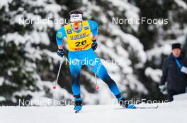 04.12.2021, Lillehammer, Norway (NOR): Clement Parisse (FRA) - FIS world cup cross-country, 15km men, Lillehammer (NOR). www.nordicfocus.com. © Thibaut/NordicFocus. Every downloaded picture is fee-liable.
