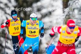 04.12.2021, Lillehammer, Norway (NOR): Naoto Baba (JPN), Maurice Manificat (FRA), (l-r)  - FIS world cup cross-country, 15km men, Lillehammer (NOR). www.nordicfocus.com. © Thibaut/NordicFocus. Every downloaded picture is fee-liable.
