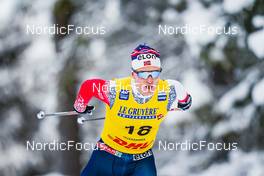 04.12.2021, Lillehammer, Norway (NOR): Vebjoern Turtveit (NOR) - FIS world cup cross-country, 15km men, Lillehammer (NOR). www.nordicfocus.com. © Thibaut/NordicFocus. Every downloaded picture is fee-liable.