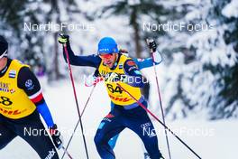04.12.2021, Lillehammer, Norway (NOR): Michal Novak (CZE), Jonas Dobler (GER), (l-r)  - FIS world cup cross-country, 15km men, Lillehammer (NOR). www.nordicfocus.com. © Thibaut/NordicFocus. Every downloaded picture is fee-liable.