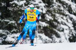 04.12.2021, Lillehammer, Norway (NOR): Maurice Manificat (FRA) - FIS world cup cross-country, 15km men, Lillehammer (NOR). www.nordicfocus.com. © Thibaut/NordicFocus. Every downloaded picture is fee-liable.