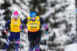 04.12.2021, Lillehammer, Norway (NOR): Olzhas Klimin (KAZ) - FIS world cup cross-country, 15km men, Lillehammer (NOR). www.nordicfocus.com. © Thibaut/NordicFocus. Every downloaded picture is fee-liable.