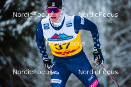 03.12.2021, Lillehammer, Norway (NOR): Luke Jager (USA) - FIS world cup cross-country, individual sprint, Lillehammer (NOR). www.nordicfocus.com. © Modica/NordicFocus. Every downloaded picture is fee-liable.